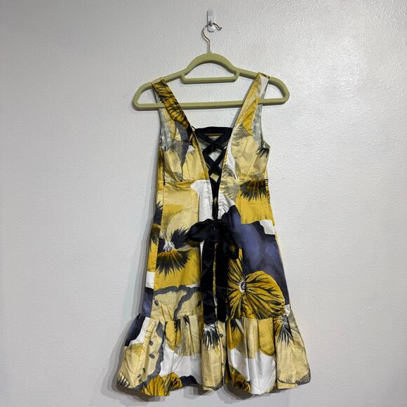 Anthropologie Leifsdottir Bellis Brushstroke MIni Dress Sz 2 - Picture 10 of 13